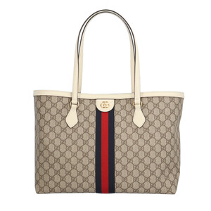 グッチ GGスプリーム トートバッグ GGスプリームキャンバス 631685 525040 ベージュ レディース GUCCI 中古 美品