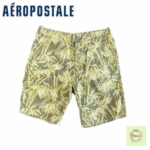 【美品】AEROPOSTALE エアロポステール ハーフパンツ パンツ サーフ サーフ系 コットン メンズ 中古