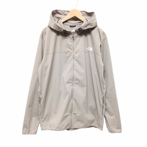 美品 THE NORTH FACE ノースフェイス ナイロンジャケット NP22435 サンシェイドフルジップフーディ サイズXL グレーベージュ系