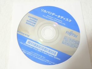 Fujitsu D550/A/AW/AX リカバリデータディスク Win7-32bit