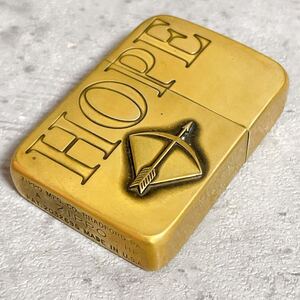 【廃盤 希少】 HOPE 50th 50周年 ゴールドカラー ZIPPO ホープ 喫煙グッズ