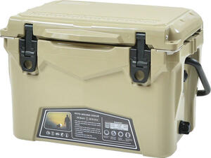 【5年保証/驚きの保冷力！】★ICE AGE coolers（アイスエイジ）クーラーボックス/タン 45QT（容量：42.6L）★アウトドアでの必需品♪