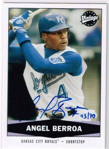 MLB 2004 UD SP Authentic Buy Back Autograph Angel Berroa 43/70 Auto Upper Deck バイバック 直筆サイン アンヘル・ベローア