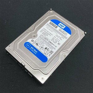 状態正常 3.5インチ 500GB 7200rpm 1個 SATA接続 ★ WesternDigital WD5000AZLX 電源投入回数 1126回 使用時間 9124時間 #6-185