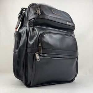 1円〜【新品未使用】定価115,500円- トゥミ TUMI リュックサック　バッグパック 9603578DL3 オールレザー ブラック　黒色　