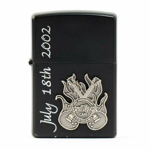 Zippo ジッポー ハードロックカフェ横浜店 July 18th 2002 5周年記念限定品 LIMITED EDITION No.002 オイルライター #36947