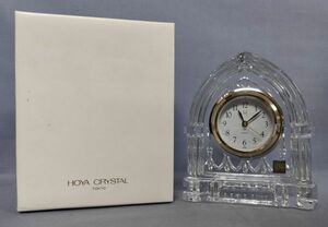 『HOYA CRYSTAL TOKYO 水昌 電子時計 Desk Clock』/※動作未確認/Y11517/fs*24_5/64-03-2B