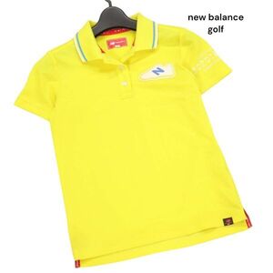 new balance golf ニューバランス ゴルフ 春夏 スニーカー ワッペン♪ 半袖 ポロシャツ Sz.0　レディース　K4T00632_5#A