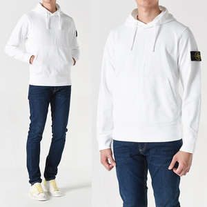 送料無料 19 STONE ISLAND ストーンアイランド 761564151 V0001 ホワイト パーカー フーディー size XXL