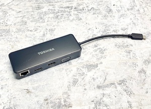 297//TOSHIBA USB-C to HDMI/VGA Travel Adapter PA5272U-1PRP ポート拡張アダプター USBハブ