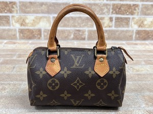 1円〜!! LOUIS VUITTON/ルイ ヴィトン モノグラム ミニスピーディ ハンドバッグ/ミニボストン M41534 【2536y2】