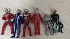 ウルトラマンシリーズ　ソフビ　4点セット