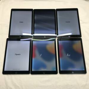 【ジャンク】iPad Air2　6台セット スペースグレイ A1567　MGGX2J/A　MNVP2J/A 16GB×3台　32GB×3台【053104】