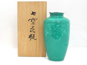 七宝焼 花瓶 /KO2