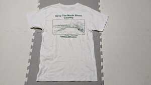 ハワイ ノースショア Keep The North Shore Country . org オリジナル Tシャツ 環境保全活動 Kawela Bay 送料185円