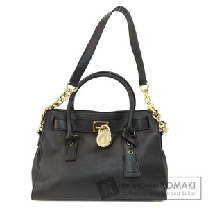 Michael Kors マイケルコース ロゴ 2WAY トートバッグ レザー レディース 中古