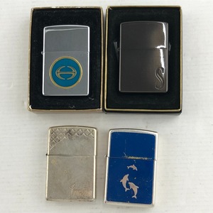 02w01676★1円~ ジッポ ZIPPO ジッポ― ４点セット タバコ銘柄 ライター オイルライター 【ジャンク品】