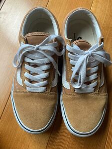 VANS オールドスクール　ローカットスニーカー　２３．５ｃｍ　キャメル　V36CF　CALM　598707-0003