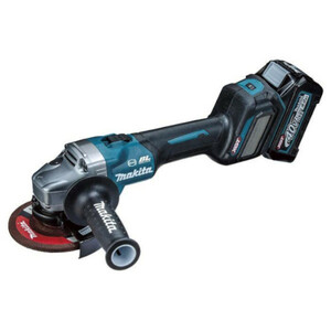 マキタ[makita] 40V-4.0Ah 125mm 充電式ディスクグラインダ GA018GRMX（スライドスイッチ・無線連動+ダイヤル変速)