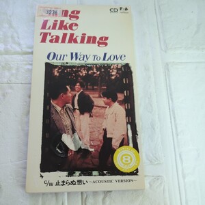 Our Way To Love/SING LIKE TALKING、 佐藤竹善レンタル落ちです