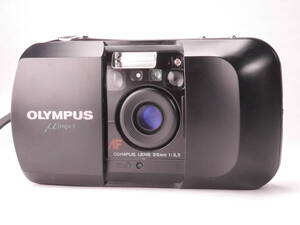 ★良品★ OLYMPUS オリンパス μ ブラック シャッター ストロボ 巻上げ OK！R2329#582#00002