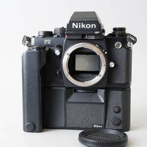 美品 動作確認済み Nikon F3 MD-4 シリアル166万台 ニコン フィルムカメラ 一眼レフカメラ モータードライブ付き