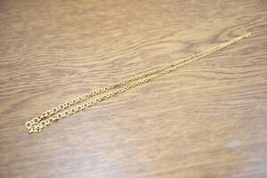 SHIHARA Link Necklace 51cm イエローゴールド シハラ リンクネックレス