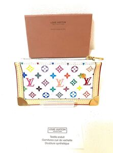 1円〜 LOUIS VUITTON ルイヴィトン コインケース キーケース モノグラムマルチカラー 財布