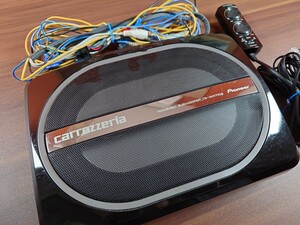 【中古】carrozzeria TS-WX110A 150W リモコン付 パワードサブウーファー