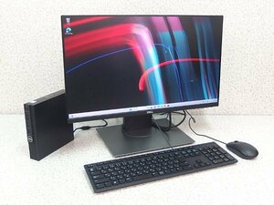 ■※ 【PCが今すぐ必要な方に!】 DELL PC OptiPlex 3070 Micro Corei5-9500T/SSD256GB + 液晶モニター P2419H VGA/HDMI/DisplayPort