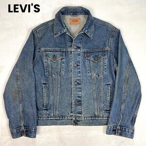 LEVI’S リーバイス デニムジャケット 70506-0203 L〜XL相当 ロング丈 ルーズフィット オーバーサイズ Gジャン 90s 香港製 