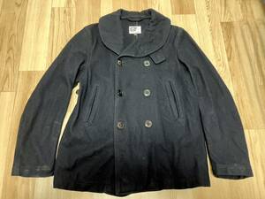 【ENGINEERED GARMENTS エンジニアードガーメンツ】 マッキノージャケット マッキーノ Pコート ウール ネイビー 紺 USA製 jacket Sサイズ