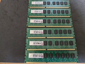 Transcend DDR3 1333 ECC DIMM 24GB(4GBΧ6) 中古