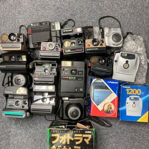 【A7】計17個 Polaroid インスタントカメラ チェキ ポラロイドカメラ まとめ売り FUJIFILM ジャンク品