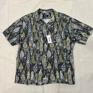 24SS 新品 MASSES マシス SHIRT S/S TIKI 半袖シャツ L