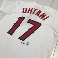 未使用新品！MLBオフィシャル品 エンゼルス時代の大谷翔平 ユニフォームTシャツ