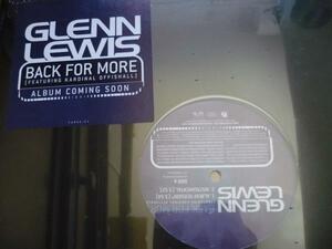 輸入LP:Glenn Lewis/Back For More 新品未開封