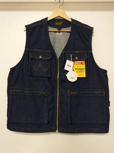 Wrangler×KEBOZ DENIM VEST WS9334 ラングラー ケボズ デニムベスト ブルー M タグ付き