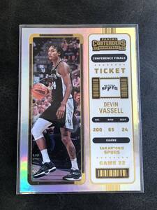 75枚限定 panini contenders finals ticket devin vassell spurs