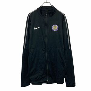 NIKE ジャージ ナイキ L ブラック サッカー ジップアップ スポーツウェア 古着卸 アメリカ仕入 a608-6124