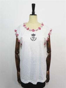 62857 Dolce & Gabbana ／ ドルチェアンドガッバーナ フラワースパンコール Tシャツ