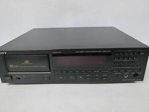 【0123n F15386】 SONY ソニー 10連奏 CDプレーヤー CDデッキ CDP-C910 ジャンク