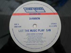 P5-221＜12inch/US盤＞Shannon / Let The Music Play