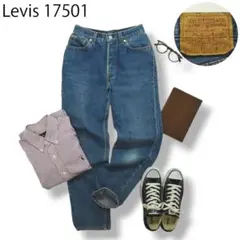 90s USA製 リーバイス Levis 17501 デニムパンツ インディゴ♪