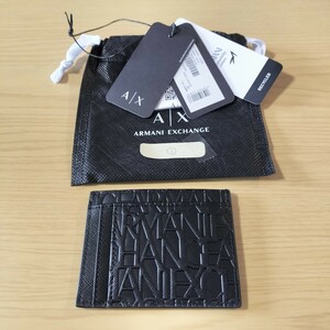 Armani Exchange(アルマーニエクスチェンジ)①カードケース、名刺入れ、定期入れ新品　未使用　タグ付き　保存袋付き