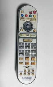 ジャンク　MASPRO マスプロ CATV DIGITAL STB リモコン★地上BSCS デジタルチューナー DT35 DT400用