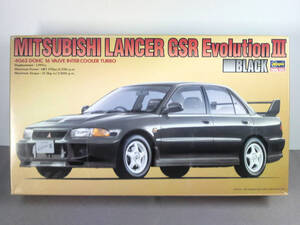 ☆ハセガワ 1/24 三菱 ランサー GSR エボリューションⅢ ブラック ボディ ☆ HASEGAWA MITSUBISHI LANCER GSR EvolutionⅢ BLACK ☆ 