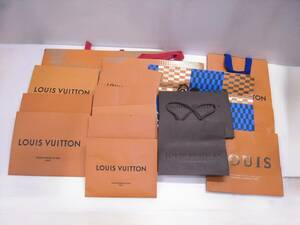 ブランド祭 ルイヴィトン 紙袋 おまとめ Louis Vuitton LV 茶色 オレンジ 大きさ色々 使用品 自宅保管品 送料をご確認ください。