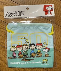 【新品】スヌーピー　キンチャク　ミニ巾着袋　SNOOPY PEANUTS ピーナッツ