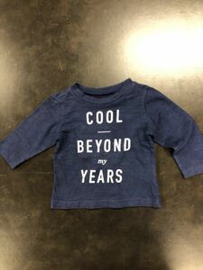 長袖Tシャツ 子ども用 ロンT OLD NAVY オールドネイビー 6-12ヶ月